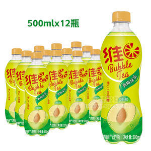 青梅氣泡茶茶飲料500ml