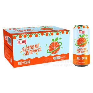 汇源乐享系列橙汁饮料490ml