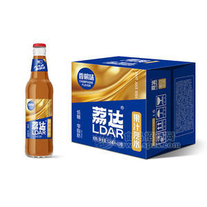 葡口荔達(dá)香檳味果汁汽水風(fēng)味飲料520mlx12瓶