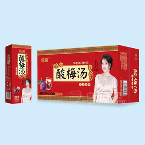 臻趣酸梅汤果味饮料250mlx24盒