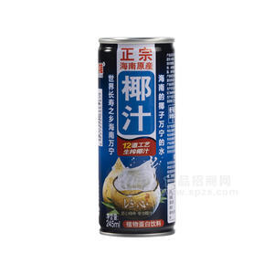 正宗椰汁植物蛋白飲料245ml罐裝