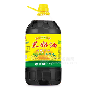 蜀莱王纯正压榨菜籽油5L