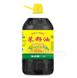 蜀萊王純正壓榨菜籽油5L