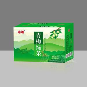 臻趣青梅绿茶果味饮料500mlx15瓶