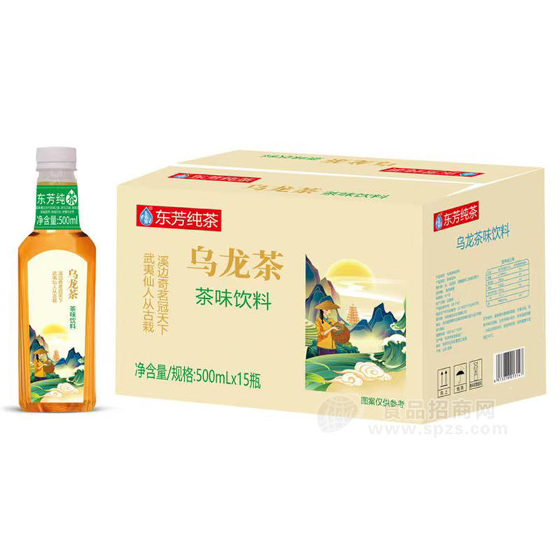 东芳纯茶乌龙茶茶味饮料茶饮料500mlx15瓶