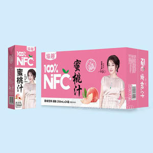 臻趣100%NFC+蜜桃汁果味飲料250mlx24盒