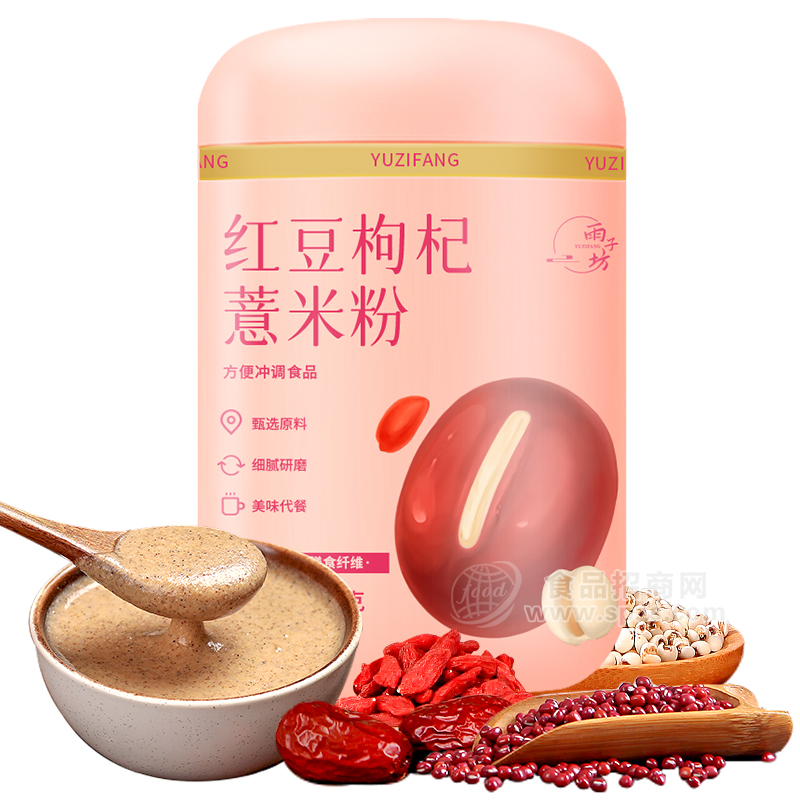 雨子坊紅豆枸杞薏米粉 沖調(diào)產(chǎn)品500g