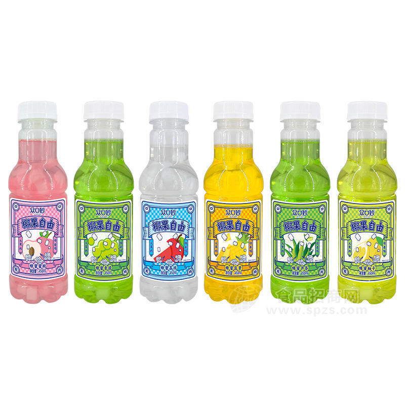 众口妙椰果自由复合果汁饮料厂家招商450ml