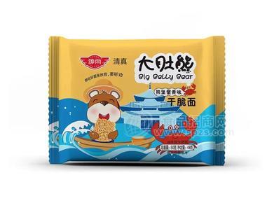 翀尚清真熊堡蟹黃味干脆面油炸型方便面50g