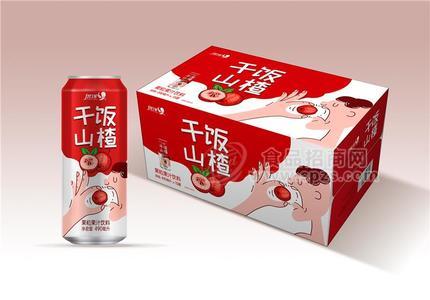 優(yōu)洋干飯山楂汁490毫升×15罐大果肉飲料易拉罐裝