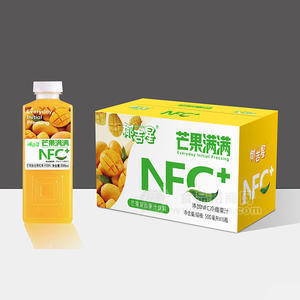 椰吉星NFC芒果復(fù)合果汁飲料500mlx15瓶