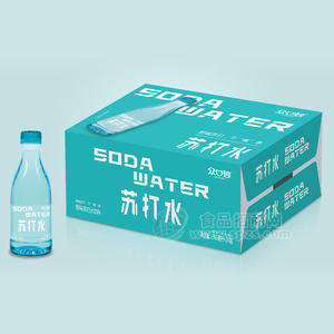 众口妙原味苏打水饮料箱装招商365ml×24瓶