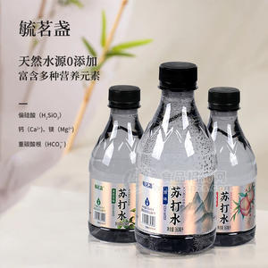 毓茗盞無汽蘇打水飲料原味茉莉花味白桃味瓶裝招商360ml