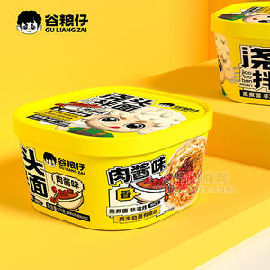 谷粮仔浇头拌面肉酱味桶装招商171g