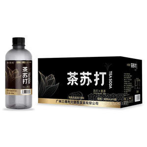 水得利茶蘇打黑茶風(fēng)味蘇打飲料400mlx15瓶