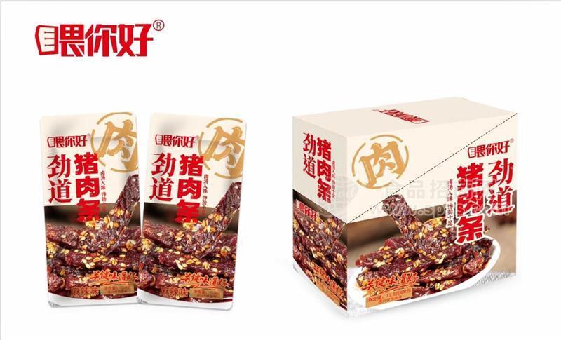 喂你好劲道猪肉条麻辣味