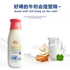 小甜牛发酵酸奶酸奶饮品原味招商1000g