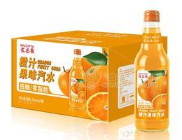 武昌鱼橙汁果味汽水358ml