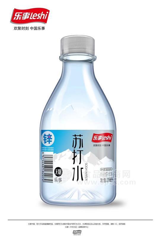 樂事無(wú)糖蘇打水370ml