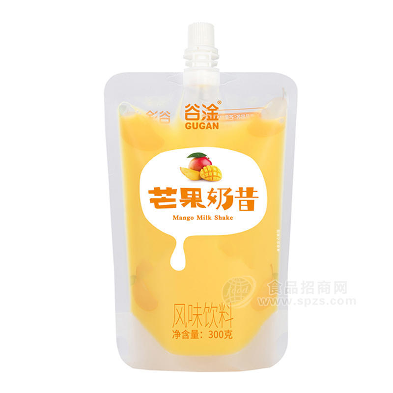 谷淦芒果奶昔风味饮品袋装招商300g