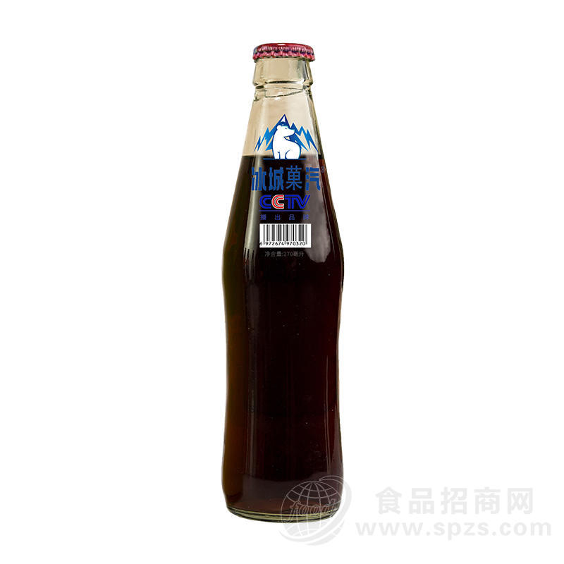 冰城菓汽老汽水可乐口味饮料瓶装招商270ml