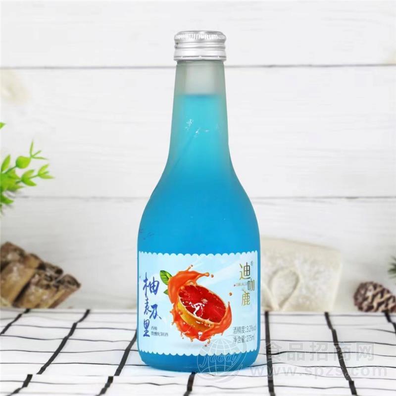 迪咖鹿柚表及里香柚微醺配制酒