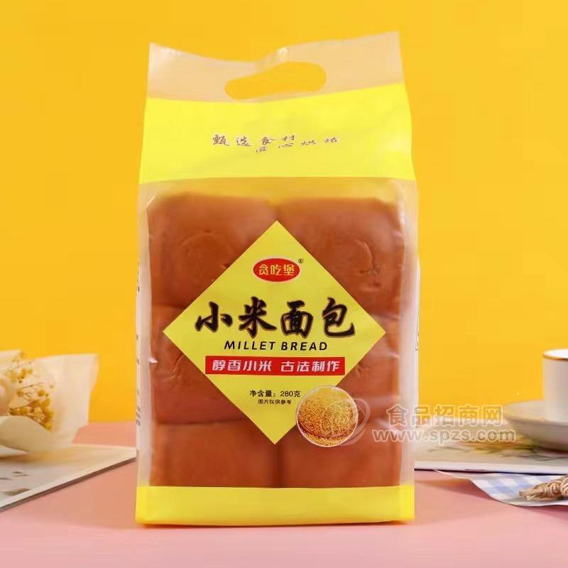 贪吃堡小米面包古法制作