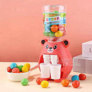 粤光宝香西瓜形泡泡糖萌熊饮水机综合水果味糖玩招商68g