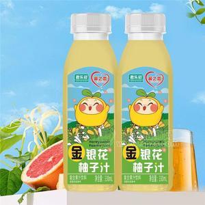 君乐冠田果儿金银花柚子汁复合果汁饮料330ml