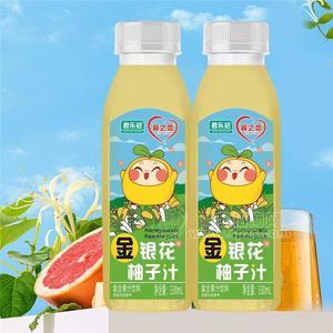 君樂冠田果兒金銀花柚子汁復(fù)合果汁飲料330ml