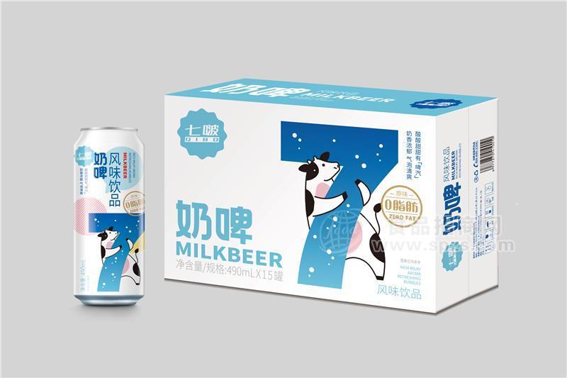 七啵奶啤风味饮品490ml
