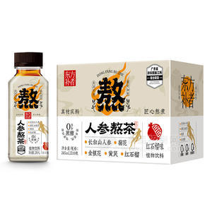 東方補(bǔ)者人參熬茶紅石榴味招商245ml×10瓶