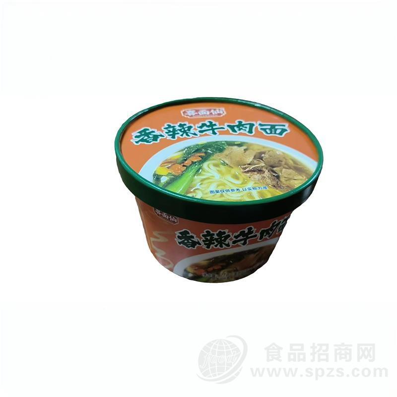喜面仙香辣牛肉面桶装