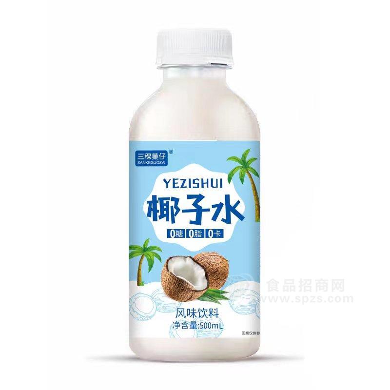 三稞菓仔椰子水风味饮料箱装招商500ml×15瓶