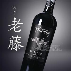 老藤干红葡萄酒 80年