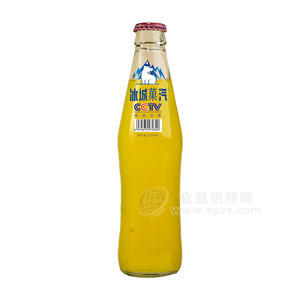 冰城菓汽鳳梨味老汽水飲料瓶裝招商270ml