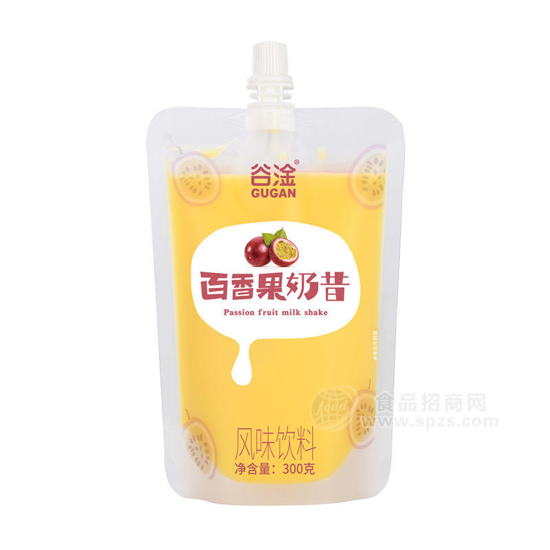 谷淦百香果奶昔風(fēng)味飲料袋裝招商300g