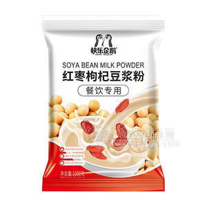 快樂企鵝紅棗枸杞豆?jié){粉方便食品袋裝招商1kg