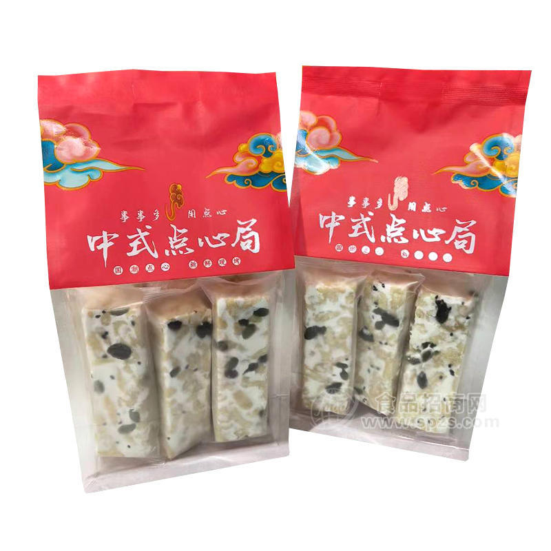 麥佰益中式點(diǎn)心雪花酥休閑食品袋裝招商