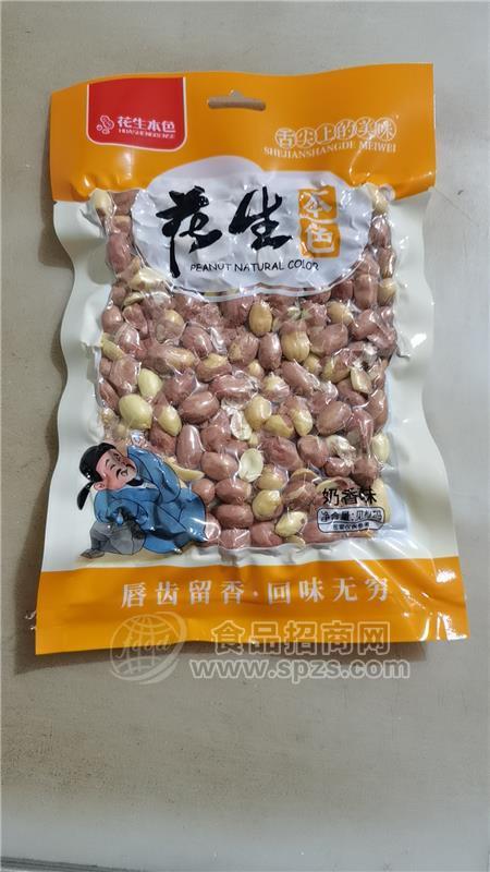 花生本色奶香味花生米休闲零食招商