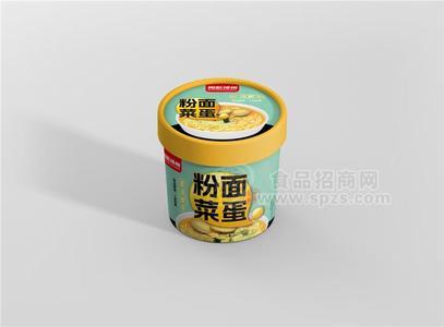 朔航神州 粉面菜蛋金湯肥牛味桶面方便食品