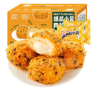 其妙  爆浆小贝肉松球(海苔味) 240g