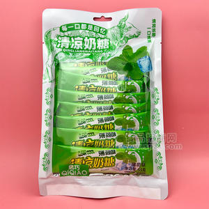 启巧清凉奶糖薄荷味奶糖招商95g