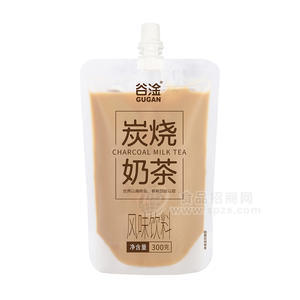 谷淦炭烧奶茶风味饮料袋装招商300g