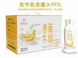 墾牧?xí)r光香蕉牛奶生牛乳發(fā)酵牛奶飲品230ml