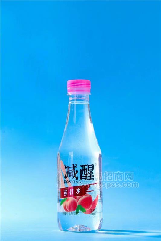 减醒无糖苏打水饮品蜜桃味400ml