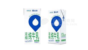 新希望奶寻浓缩纯牛乳1L装