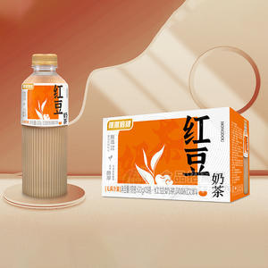 唯唯倍健紅豆奶茶風(fēng)味飲料箱裝招商620g×15瓶