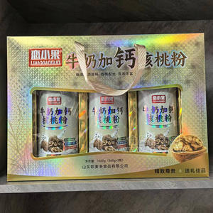 戀小果牛奶加鈣核桃粉招商1020g（340g×3瓶）