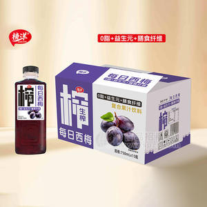 榜洋每日西梅西梅汁生榨復(fù)合果汁飲料招商750ml×15瓶